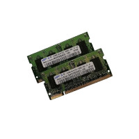 ОЗУ So-Dimm 1Gb PC2-5300, DDR2-667 Samsung M470T655EZ3-CE6 (Kit 2x512Mb)