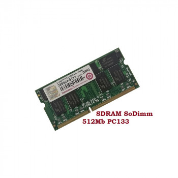 ОЗУ So-Dimm 512Mb PC133, 144-pin, SDRAM Transcend 385924-0132