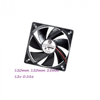 вентилятор 120x120x25mm Power Logic, DC12V 0.28A, с решеткой