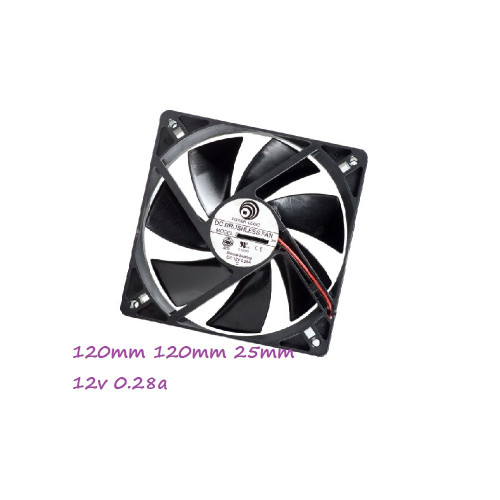 вентилятор 120x120x25mm Power Logic, DC12V 0.28A, с решеткой