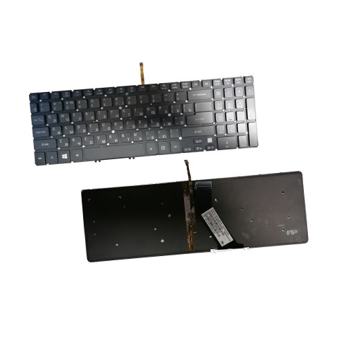 Клавиатура NSK-R3KBW 0R для ноутбука Acer Aspire V5-531 с подсветкой