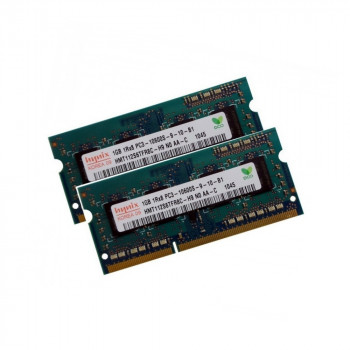 ОЗУ So-Dimm 2Gb PC3-10600, DDR3-1333, Hynix HMT112S6TFR8C-H9 (Kit 2x1Gb)