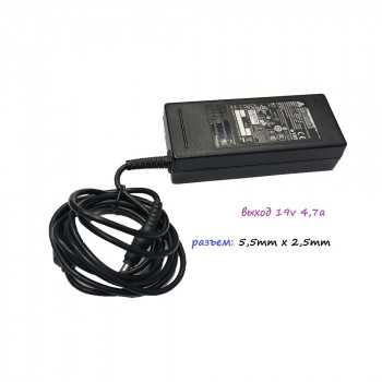 блок питания Asus/ Delta ADP-90CD DB, 90W, 19V 4,7A, размер штекера 5,5mm x 2,5mm