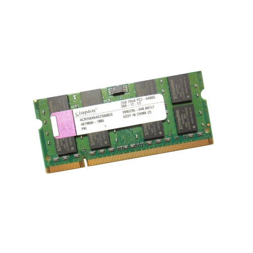 ОЗУ So-Dimm 2Gb PC2-6400, DDR2-800 Kingston ACR256X64D2S800C6