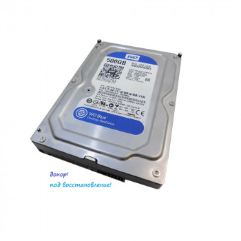 Винчестер SATA 500Gb WD Caviar Blue WD5000AAKX-00ERMA0, дефектный