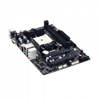 системная плата сокет FM2 GigaByte GA-F2A55M-S1  rev1.0 video/PCI-E/2xDDR3/mATX