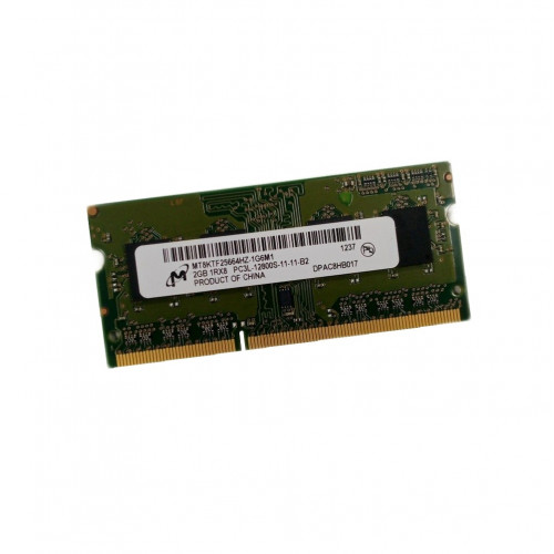 ОЗУ So-Dimm 2Gb PC3L-12800S, DDR3L-1600, Micron MT8KTF225664HZ-1G6M1