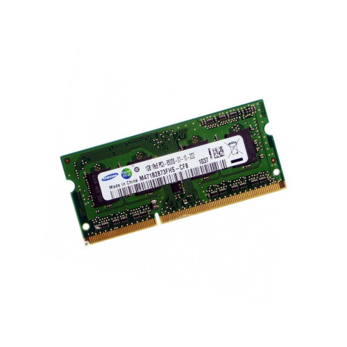 ОЗУ So-Dimm 1Gb PC3-8500, DDR3-1066, Samsung M471B2873FHS-CF8