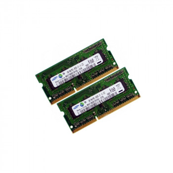 ОЗУ So-Dimm 2Gb PC3-8500, DDR3-1066, Samsung M471B2873FHS-CF8 (Kit 2x1Gb)
