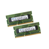 ОЗУ So-Dimm 2Gb PC3-8500, DDR3-1066, Samsung M471B2873EH1-CF8 (Kit 2x1Gb)