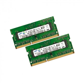 ОЗУ So-Dimm 2Gb PC3-10600, DDR3-1333, Samsung M471B2873GBO-CH9  (Kit 2x1Gb) 