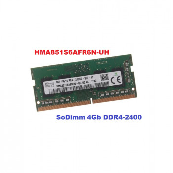 ОЗУ So-Dimm 4Gb PC4-19200, DDR4-2400T, SkHynix HMA851S6AFR6N-UH