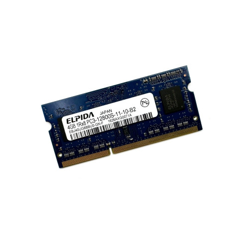 ОЗУ So-Dimm 4Gb PC3-12800s, DDR3-1600, Elpida EBJ40UG8BBU0-GN-F