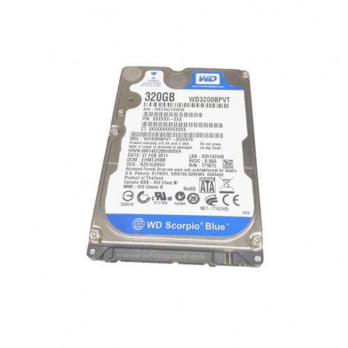 Винчестер 2,5" 320Gb SATA WD Scorpio Blue WD3200BPVT-35ZEST0 