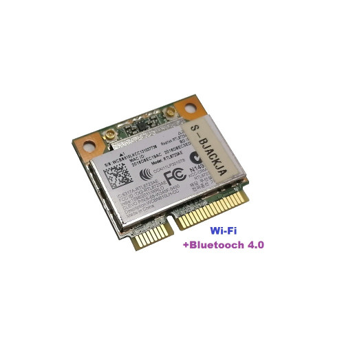 контроллер  WLAN Wi-Fi microPCI-Express Realtek RTL8723AE, Clevo S-BJACKJA , 802.11 b/g  + Bluetooth 3.0