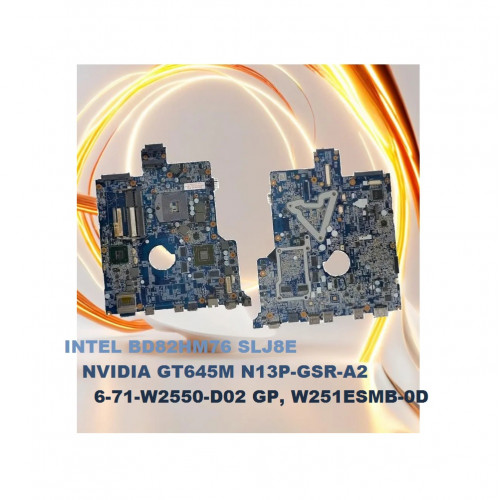 Материнская плата для DNS, Clevo W250 , W270 , 6-71-W2550-D02 GP, W251ESMB-0D