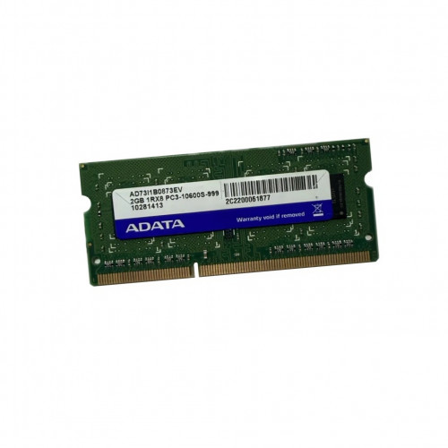 ОЗУ So-Dimm 2Gb PC3-10600, DDR3-1333, Adata AD73I1B0873EV