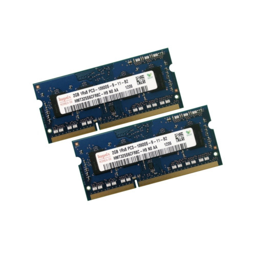 ОЗУ So-Dimm 4Gb PC3-10600, DDR3-1333, Hynix HMT325S6СFR8C-H9 (Kit 2x2Gb)