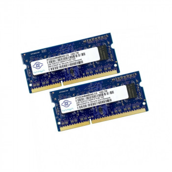 ОЗУ So-Dimm 4Gb PC3-10600, DDR3-1333, Nanya NT2GC64B88B0NS-CG (Kit 2x2Gb)