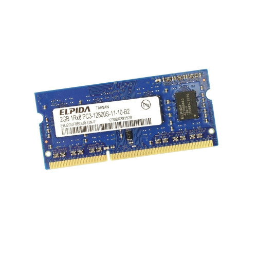 ОЗУ So-Dimm 2Gb PC3-12800, DDR3-1600, Elpida EBJ20UF8BDU0-GN-F