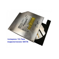 привод DVD-ReWriter 12,7mm Slim SATA Hitachi-LG GSA-T50N