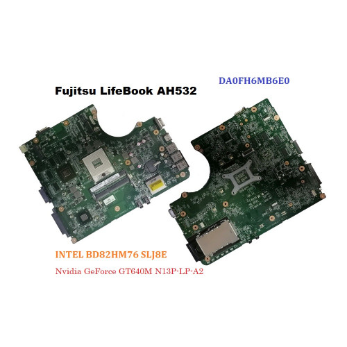 Материнская плата DA0FH6MB6E0 для Fujitsu LifeBook AH532