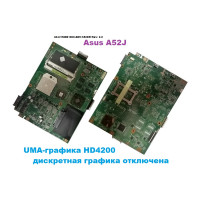 Материнская плата 60-N15MB1000-B05 K52DR Rev: 2.2 для Asus A52J 