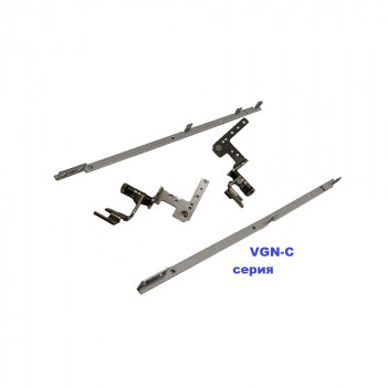 Петли, шарниры (hinges) + брекеты, 061023, 061020 для ноутбука Sony VGN-C140