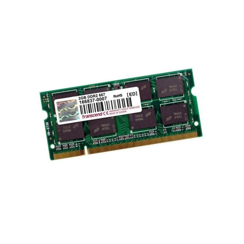 ОЗУ So-Dimm 2Gb PC2-5300, DDR2-667 Transcend 166837-0007