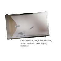 Матрица 15,6'' Samsung LTN156AT19-001, BA59-03157A,Slim 1366x768, LED, 40pin, матовая 