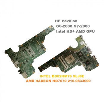 Материнская плата 680570-501, DA0R33MB6F1 Rev: E для HP Pavilion G6-2368, рабочая