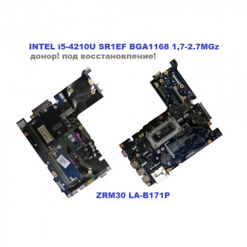 Материнская плата ZRM30 LA-B171P для HP ProBook 430 G2, донор!!!