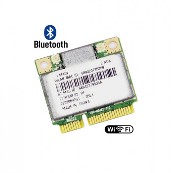 контроллер  WLAN Wi-Fi microPCI-Express Atheros AR5B22, T77H348.02, 802.11 a/b/g/n, 2-диапазона 2,4G/5G +BlueTooch4.0