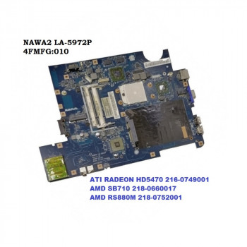 Материнская плата NAWA2 LA-5972P 4FMFG:010 для Lenovo G555, донор!
