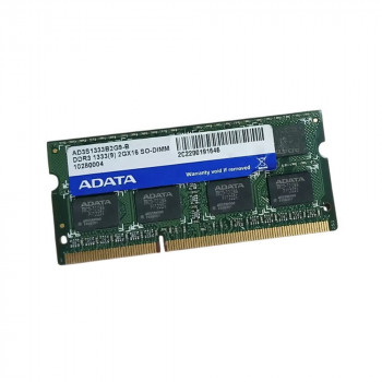 ОЗУ So-Dimm 2Gb PC3-10600, DDR3-1333, Adata AD3S1333C2G9-B