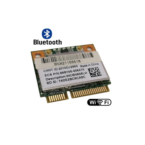 контроллер  WLAN Wi-Fi microPCI-Express Realtek RTL8188CEBT, WCBN605LH-Q1,  802.11 b/g/n + Bluetooth 2.1