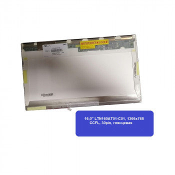 Матрица 16,0'' Samsung LTN160AT01-C01, 1366x768, CCFL, 30pin, глянцевая