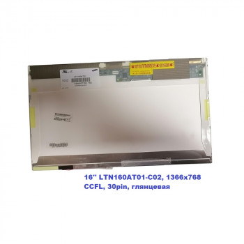 Матрица 16,0'' Samsung LTN160AT01-C02, 1366x768, CCFL, 30pin, глянцевая