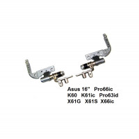 Петли, шарниры (hinges) 13GNWZ10M01E-1, 13GNWZ10M02W-1 для ноутбука Asus K61ic 