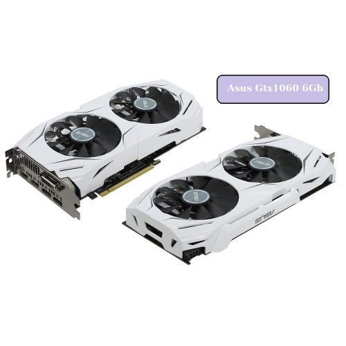 Видеокарта PCI-E 6Gb GeForce Gtx1060 Asus DualGTX1060.06G