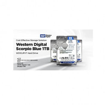Винчестер 2,5" 1Тб SATA WD Scorpio Blue WD10JPVT-00A1YT0