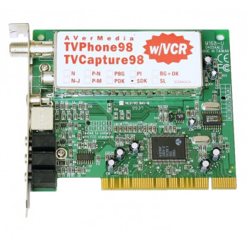 б/у контроллер PCI TV+FM tuner Aver TVPhone98 M168-R