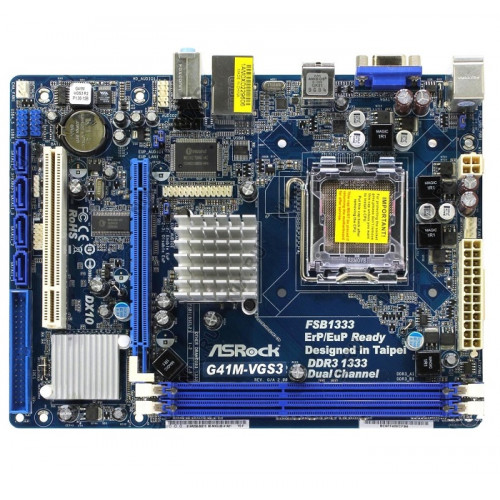 системная плата сокет 775 Asrock G41M-VGS3