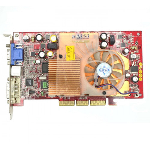 Видеокарта AGP 128Mb Gf4 Ti4200  MSI Ti4200-TD8X