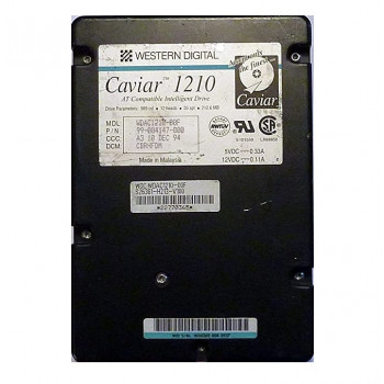 б/у Винчестер IDE 210Mb WD Caviar 1210