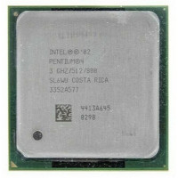 б/у процессор сокет 478 Intel Pentium-4 3,0/512/800 SL6WU