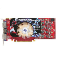 б/у Видеокарта PCI-E 512Mb ATI Radeon HD3850 MSI RX3850-T2D512E-OC/D3