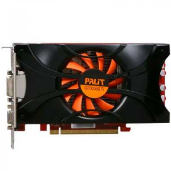 б/у Видеокарта PCI-E 1Gb GeForce Gtx560Ti Palit NE5X56T01102-1140F