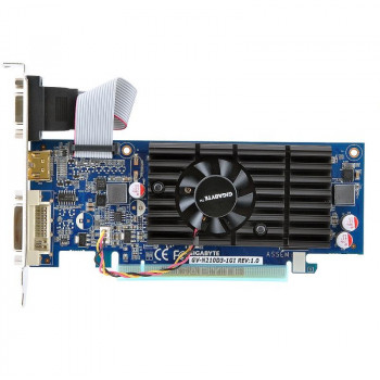 б/у Видеокарта PCI-E 1Gb GeForce Gt210 GigaByte rev:1.0