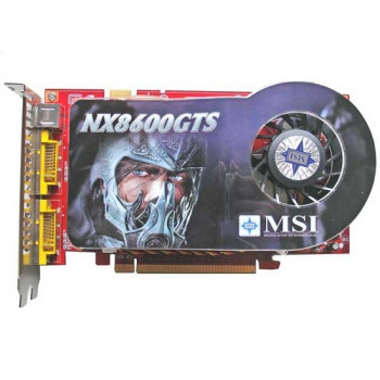 б/у Видеокарта PCI-E 256Mb GeForce Fx8600Gts MSI NX8600GTS-T2D256E-HD-CC